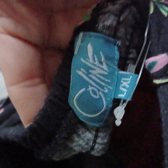 Coline Red/Black halter dress, L/XL, NWT - Picture 3 of 4